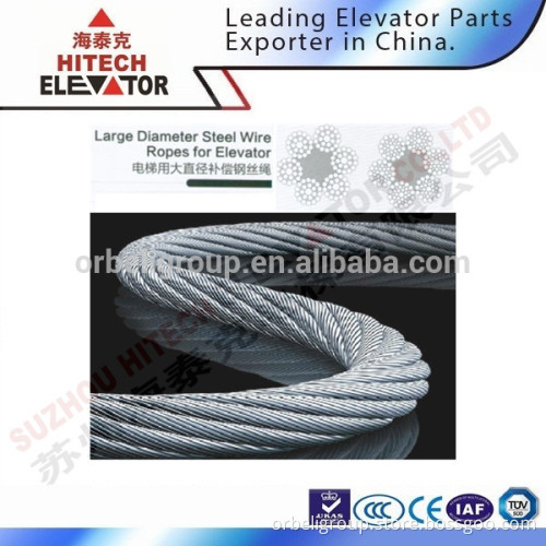 Steel rope for elevator/elevator parts/8*19w